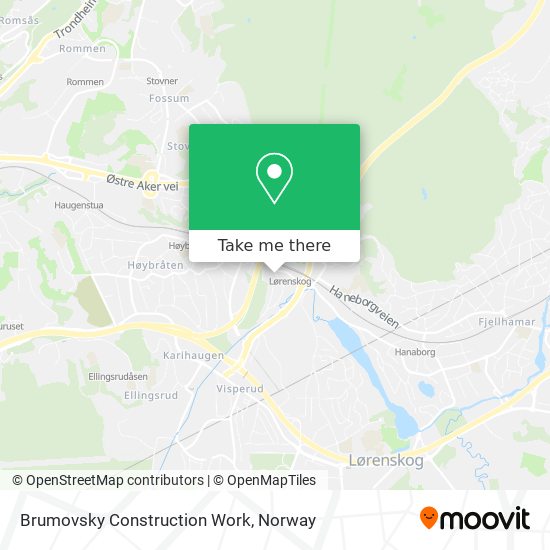 Brumovsky Construction Work map