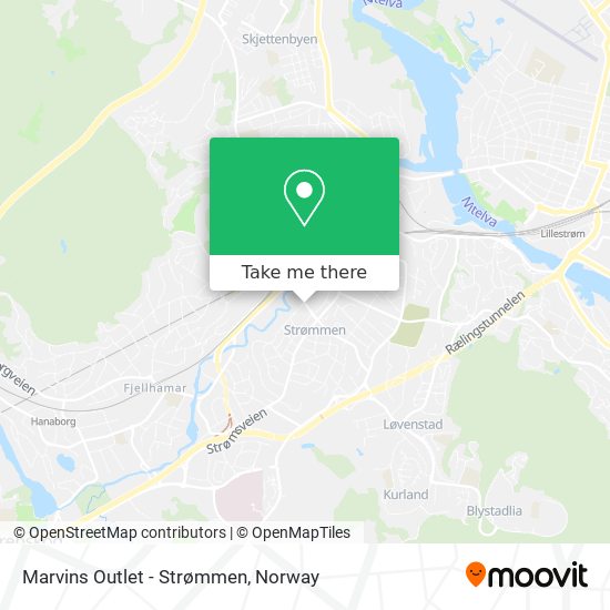 Marvins Outlet - Strømmen map