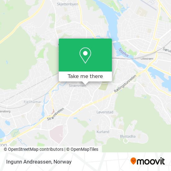 Ingunn Andreassen map