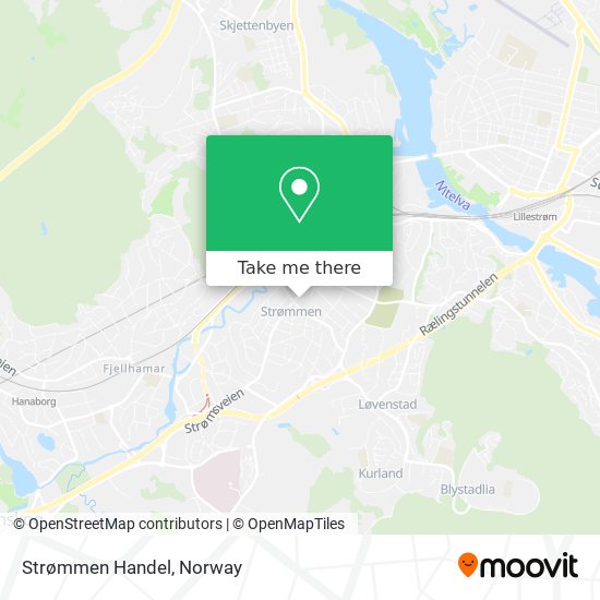 Strømmen Handel map