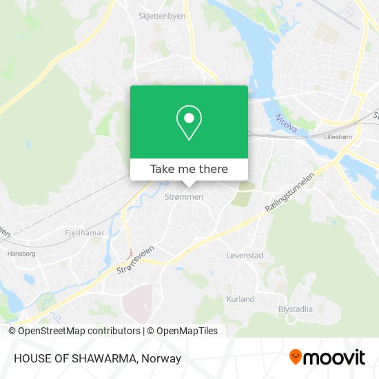 HOUSE OF SHAWARMA map