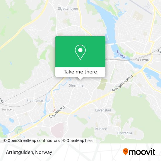 Artistguiden map