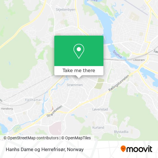 Hanhs Dame og Herrefrisør map