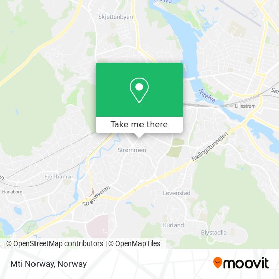 Mti Norway map