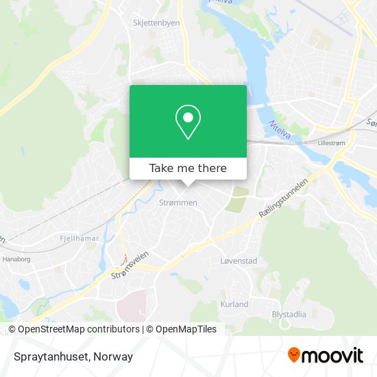 Spraytanhuset map