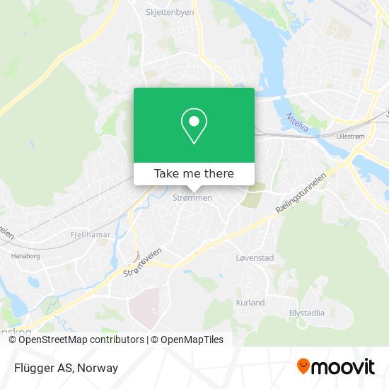 Flügger AS map