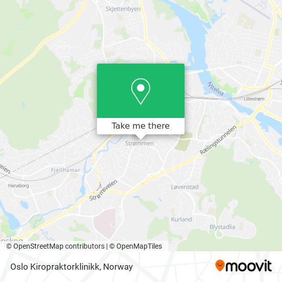 Oslo Kiropraktorklinikk map