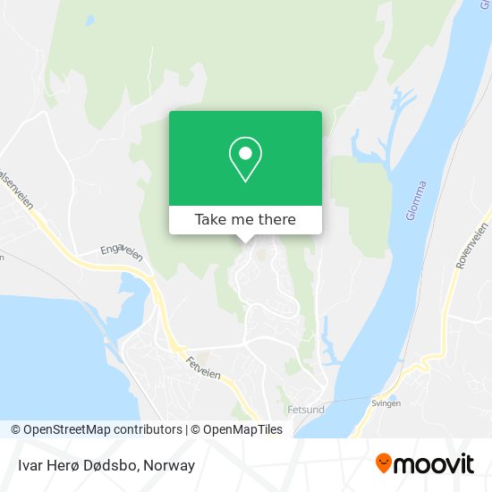 Ivar Herø Dødsbo map