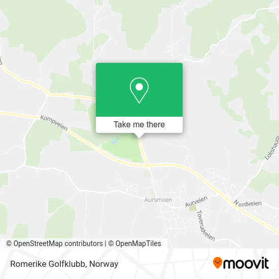 Romerike Golfklubb map