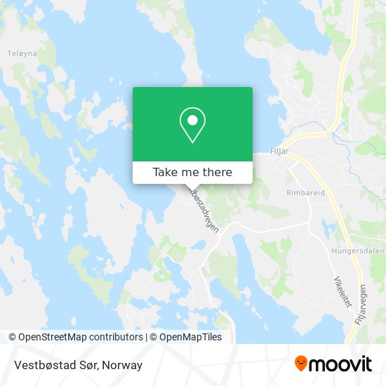 Vestbøstad Sør map