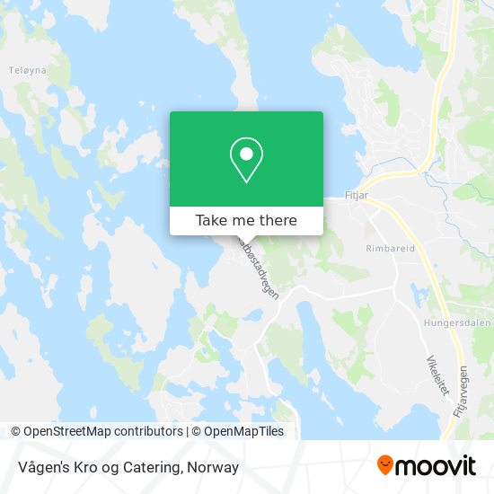 Vågen's Kro og Catering map