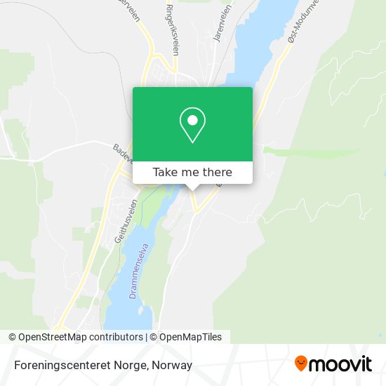 Foreningscenteret Norge map