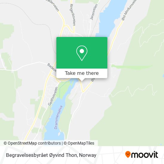 Begravelsesbyrået Øyvind Thon map