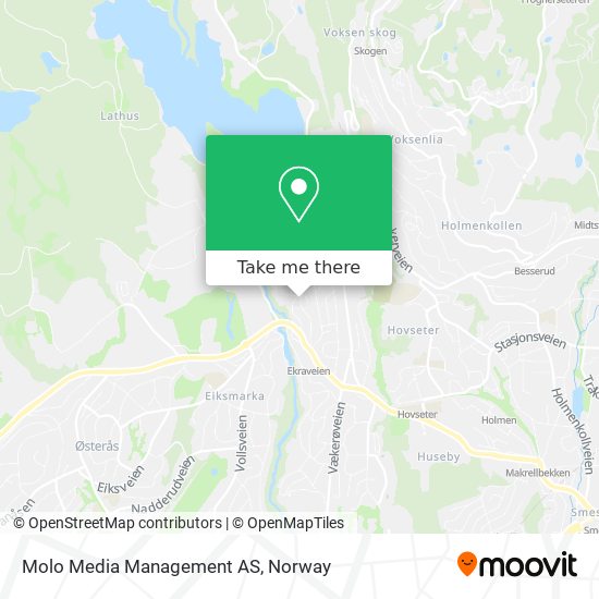 Molo Media Management AS map