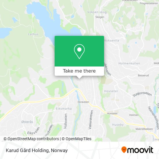 Karud Gård Holding map