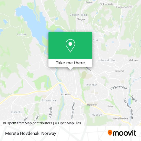 Merete Hovdenak map