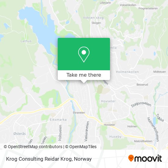 Krog Consulting Reidar Krog map