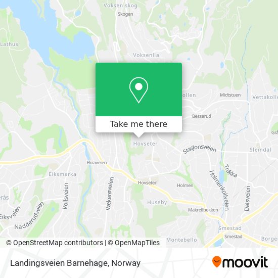 Landingsveien Barnehage map