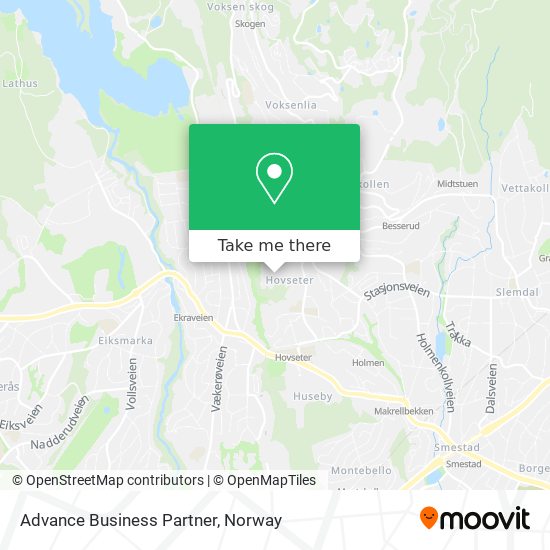 Advance Business Partner map