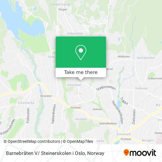 Barnebråten V/ Steinerskolen i Oslo map