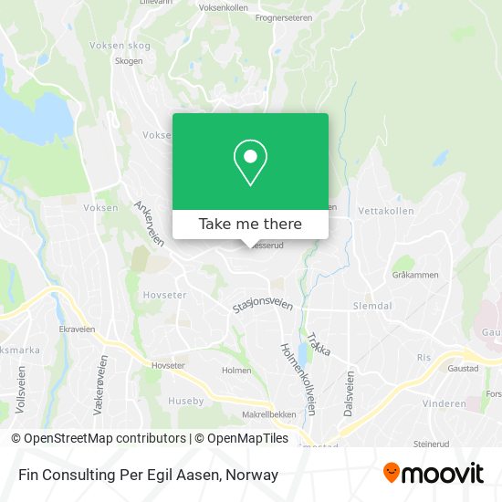 Fin Consulting Per Egil Aasen map