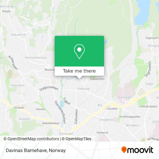 Davinas Barnehave map