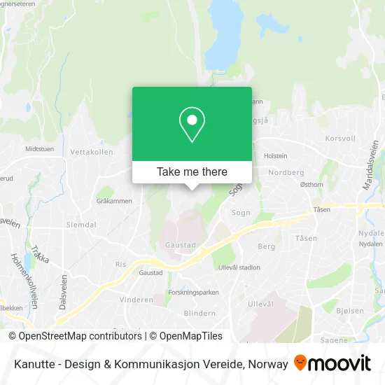 Kanutte - Design & Kommunikasjon Vereide map