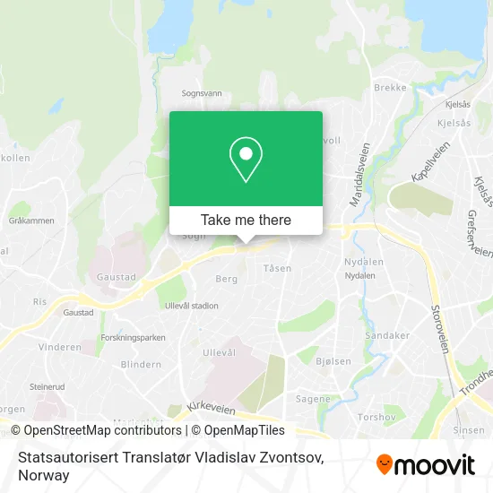 Statsautorisert Translatør Vladislav Zvontsov map