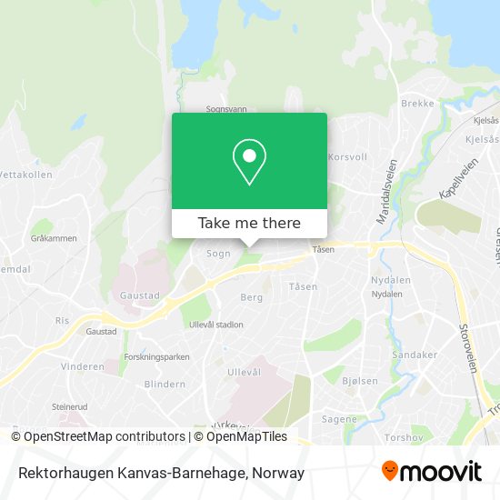 Rektorhaugen Kanvas-Barnehage map