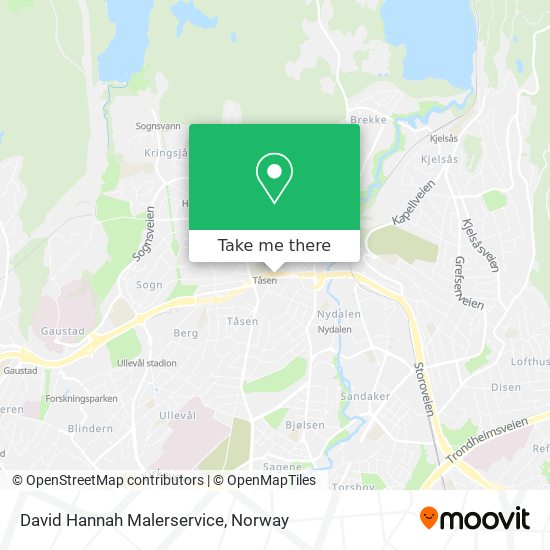 David Hannah Malerservice map