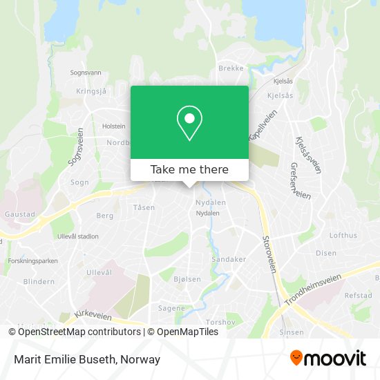 Marit Emilie Buseth map