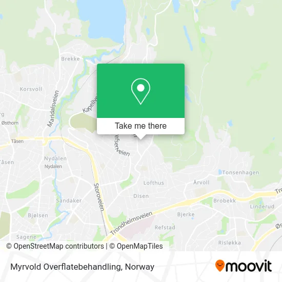 Myrvold Overflatebehandling map