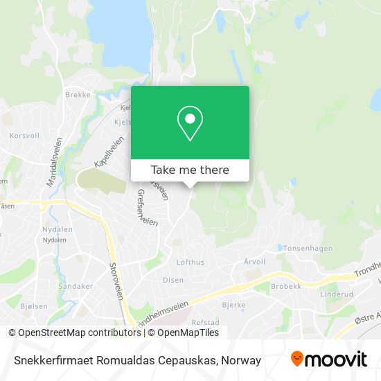 Snekkerfirmaet Romualdas Cepauskas map