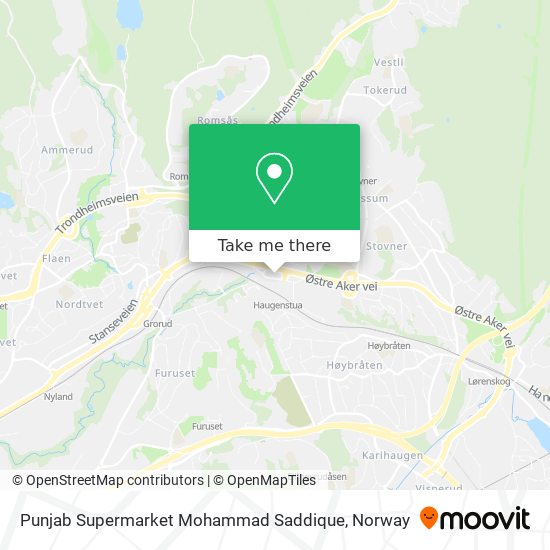 Punjab Supermarket Mohammad Saddique map