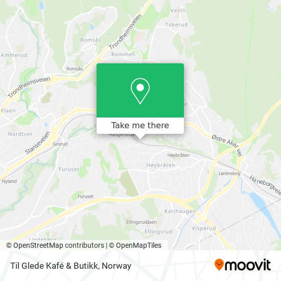 Til Glede Kafé & Butikk map