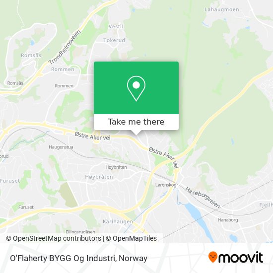 O'Flaherty BYGG Og Industri map