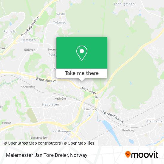 Malemester Jan Tore Dreier map