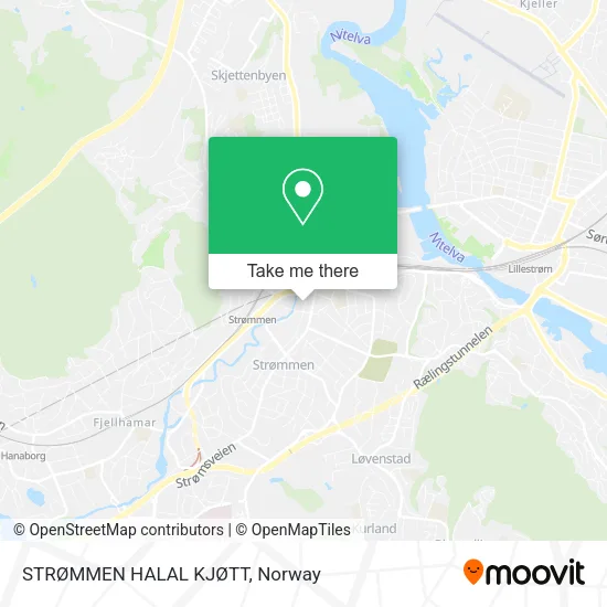 STRØMMEN HALAL KJØTT map