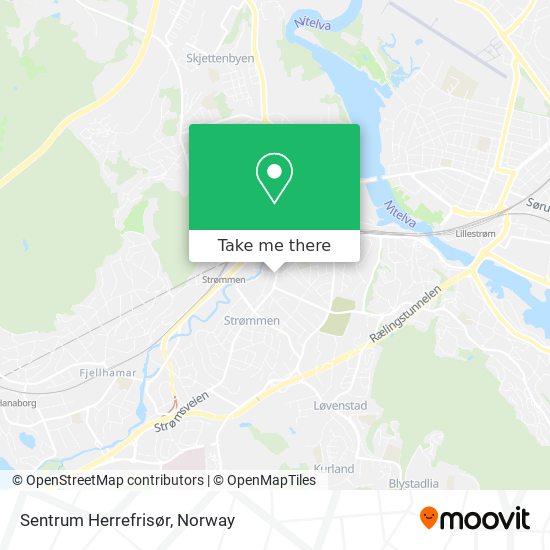 Sentrum Herrefrisør map