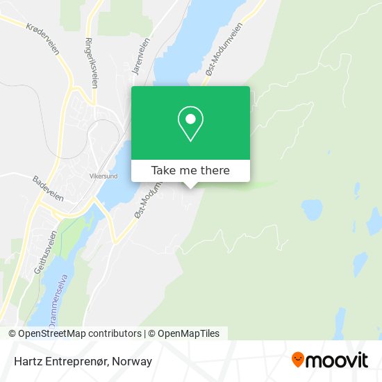 Hartz Entreprenør map