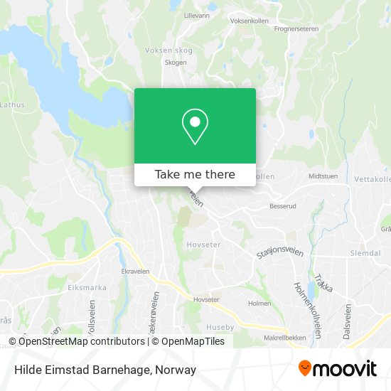 Hilde Eimstad Barnehage map