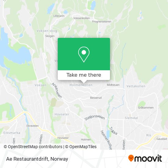 Ae Restaurantdrift map