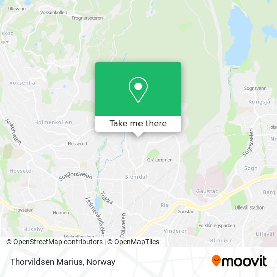 Thorvildsen Marius map