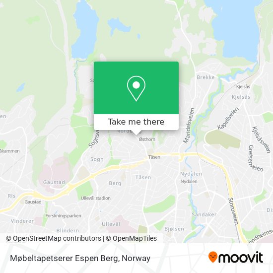 Møbeltapetserer Espen Berg map