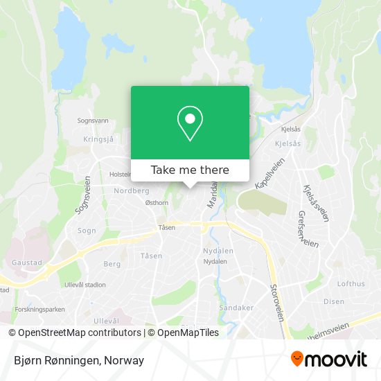 Bjørn Rønningen map