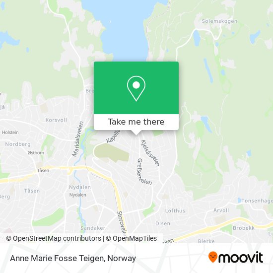 Anne Marie Fosse Teigen map