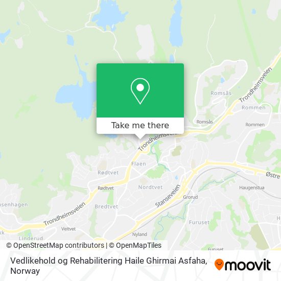 Vedlikehold og Rehabilitering Haile Ghirmai Asfaha map