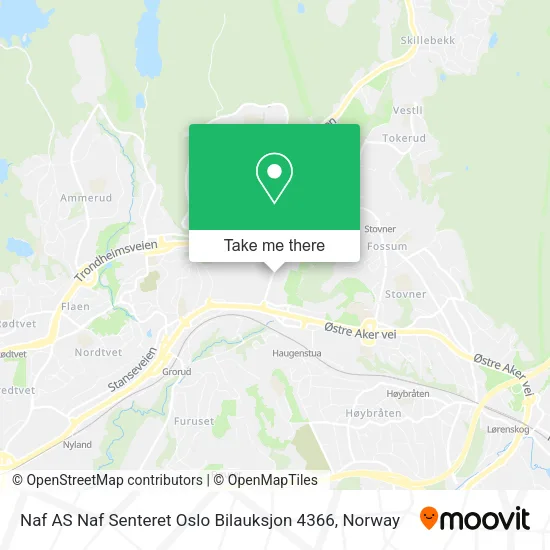 Naf AS Naf Senteret Oslo Bilauksjon 4366 map