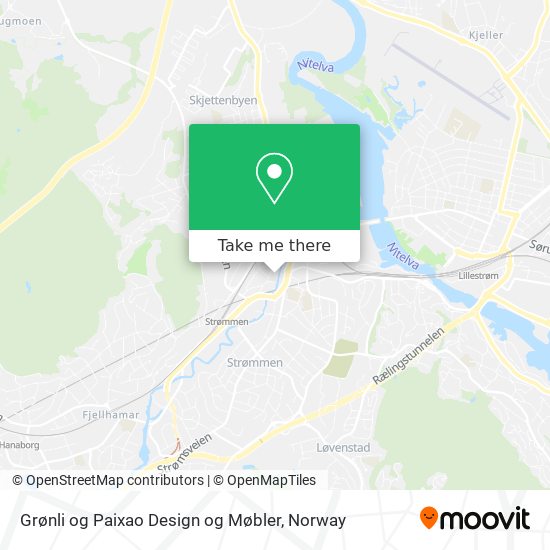 Grønli og Paixao Design og Møbler map