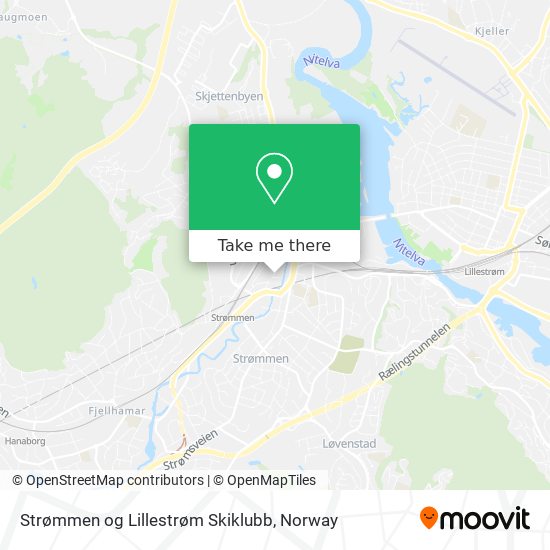 Strømmen og Lillestrøm Skiklubb map